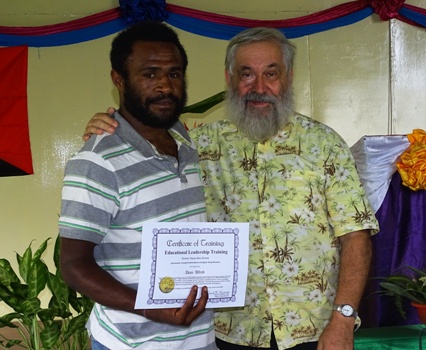 David Hersman with Akaji Alfred, February 2020