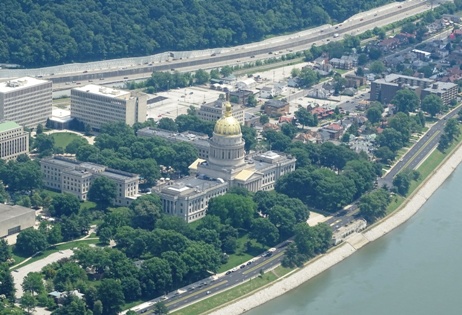Prayer Flight Over West Virginia Capitol