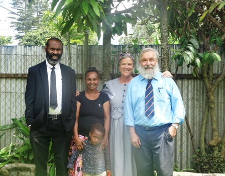 David and Crystal Hersman with Richard and Jayleen Peki