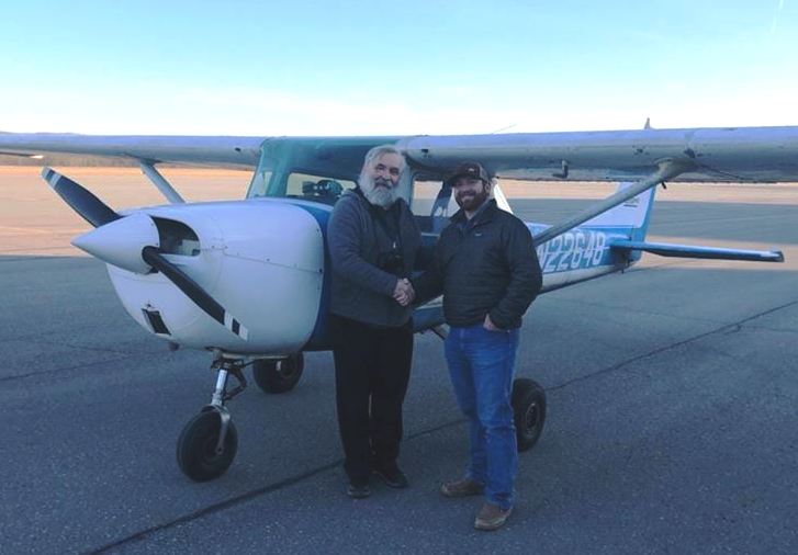 David Hersman, Kalab Hughart, first solo March 19, 2019