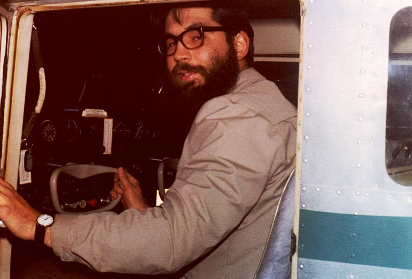 David H. Hersman, CFI, after first solo flights, March 19, 1977.