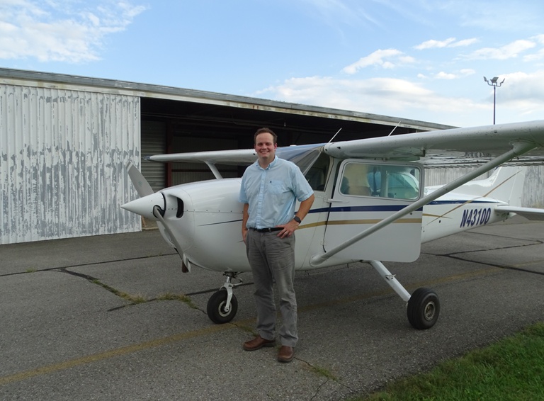 Justin Douglas solo with Cessna 4310Q, September 11, 2020